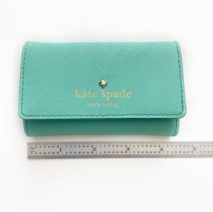 KATE SPADE Small Turquoise Key Holder/Wallet